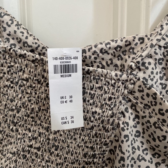 Abercrombie & Fitch Animal Print Crop Top - Picture 4 of 4